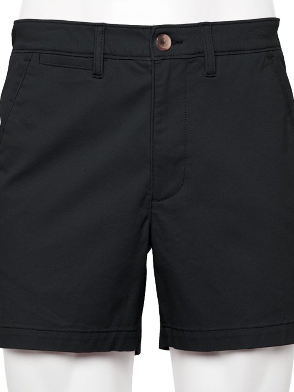 Men's Sonoma Goods For Life 5" Regular Fit Flat Front Shorts - Black - 36 - NWT